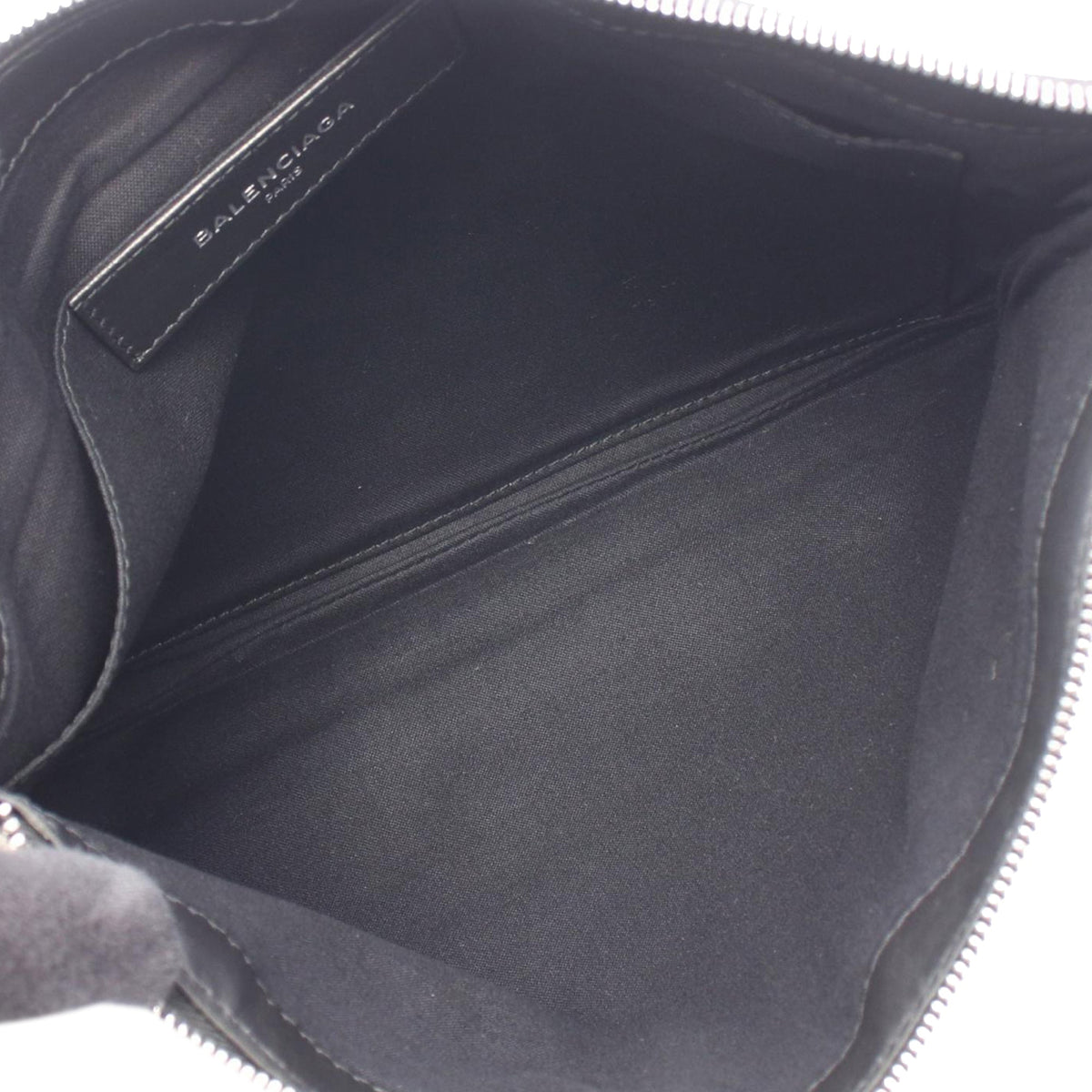 Balenciaga Canvas Navy Clip Clutch M