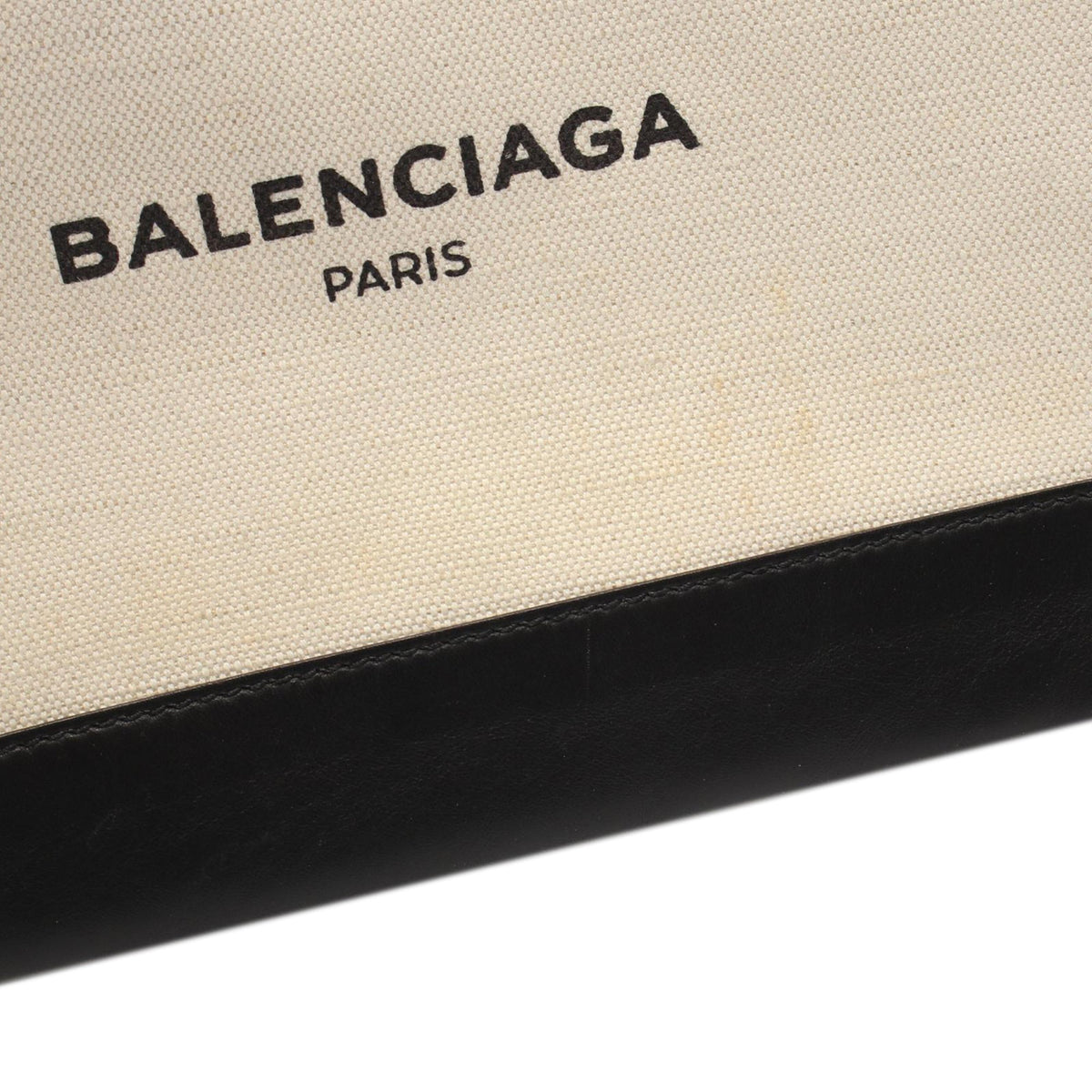 Balenciaga Canvas Navy Clip Clutch M