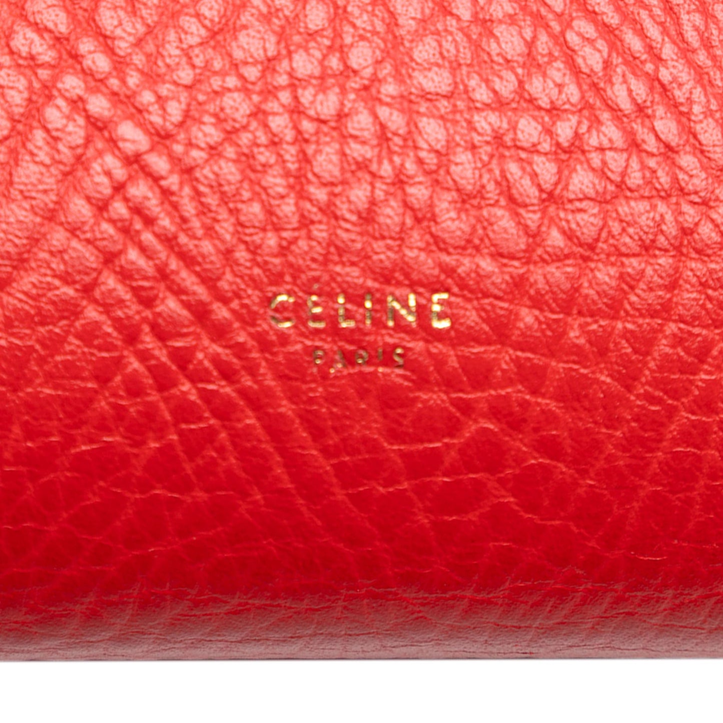 Celine Mini Tricolor Grained Calfskin Belt Bag