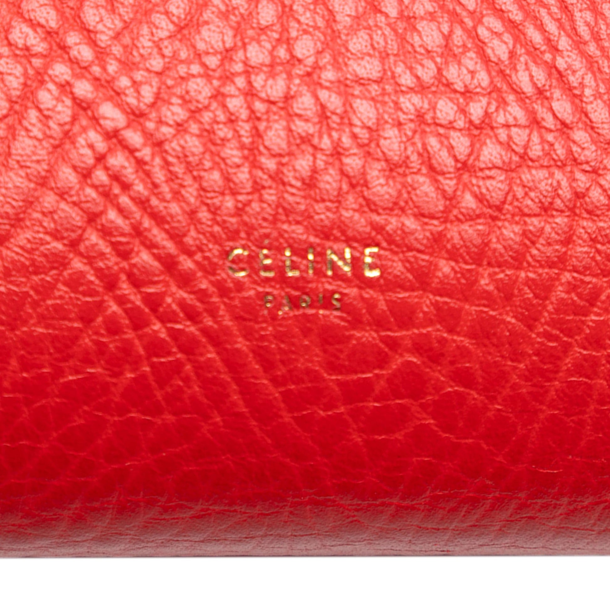 Celine Mini Tricolor Grained Calfskin Belt Bag