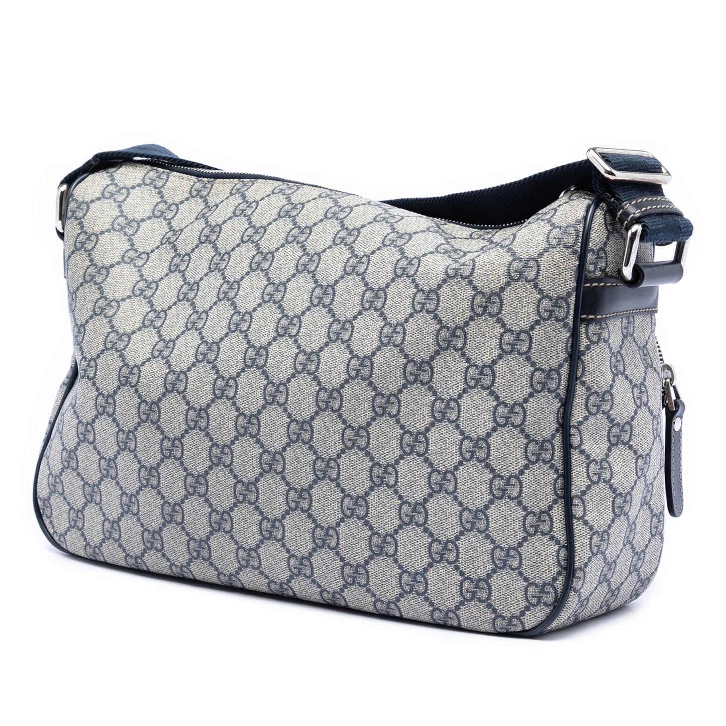 Gucci GG Supreme Double Pocket Crossbody