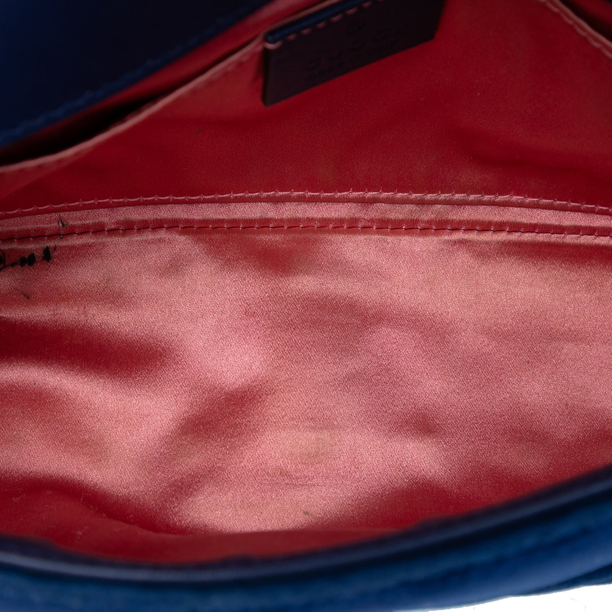 Gucci Small GG Marmont Matelasse Velvet Shoulder Bag