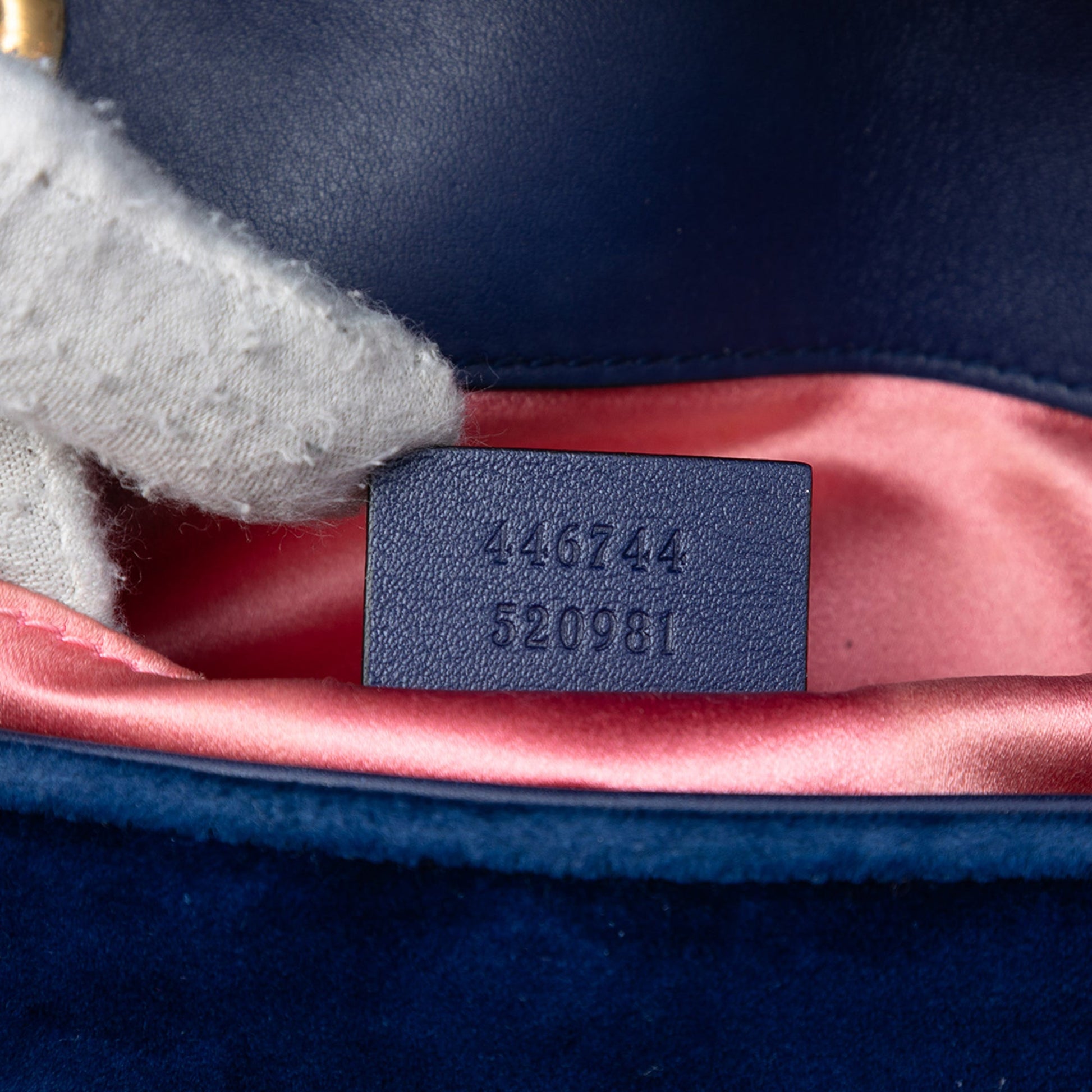 Gucci Small GG Marmont Matelasse Velvet Shoulder Bag