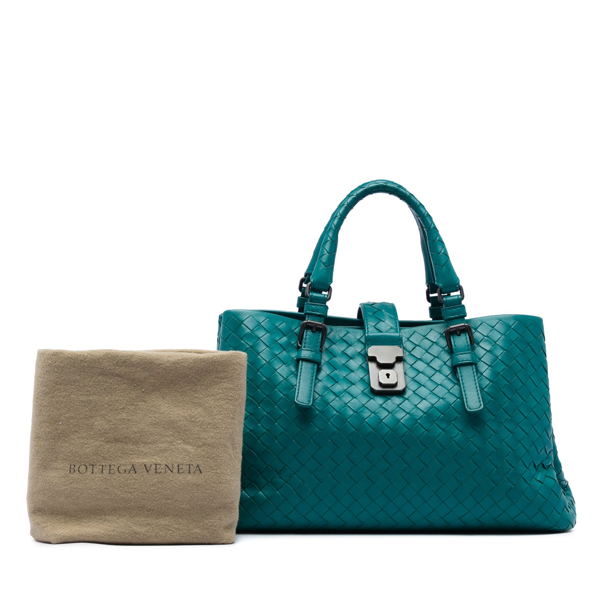 Bottega Veneta Small Nappa Intrecciato Roma Satchel