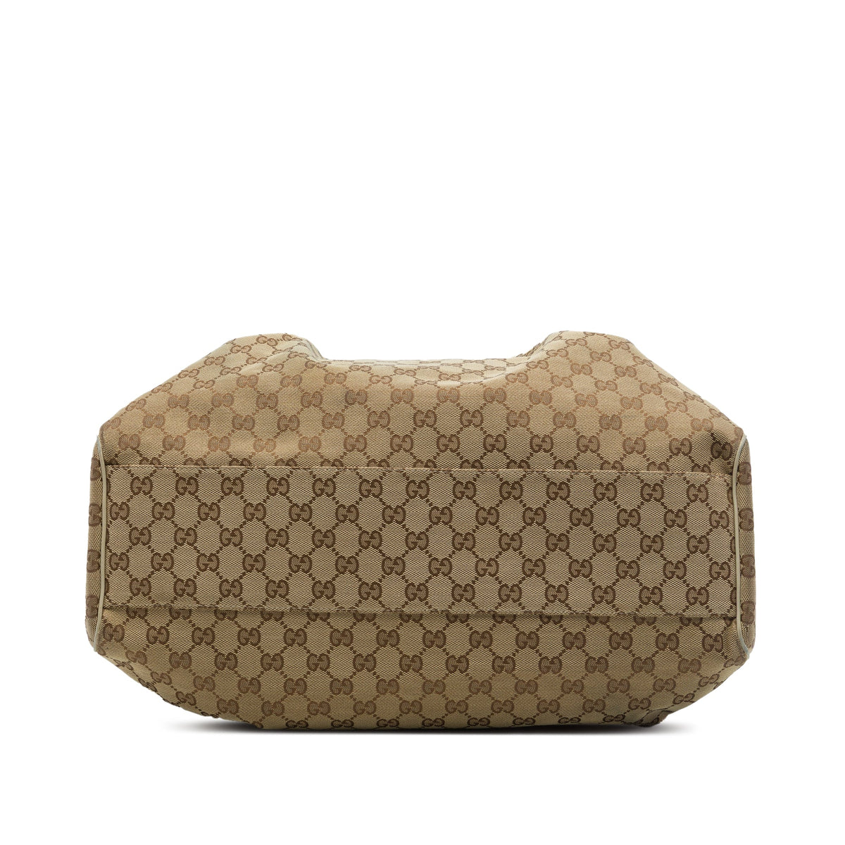 Gucci Large GG Canvas Sukey Tote — Beige