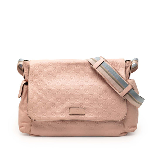 Gucci Guccissima Web Flap Diaper Bag