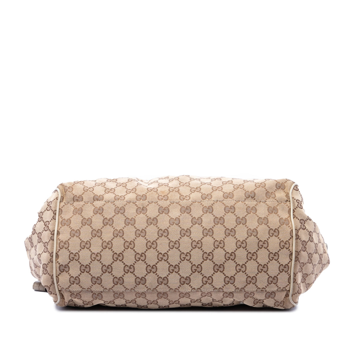 Gucci GG Canvas Sukey Satchel — Beige