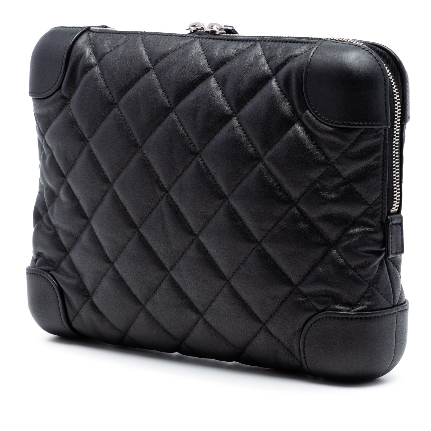 Chanel CC Quilted Lambskin Classic Trunk Case