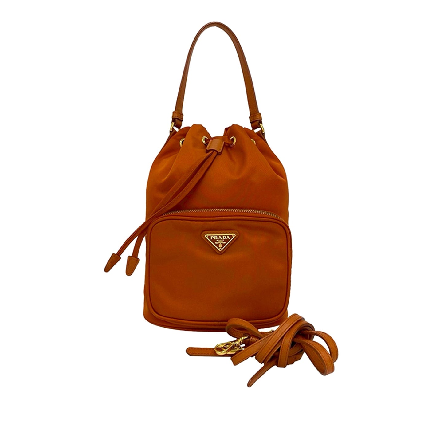 Prada Tessuto Drawstring Bucket Bag