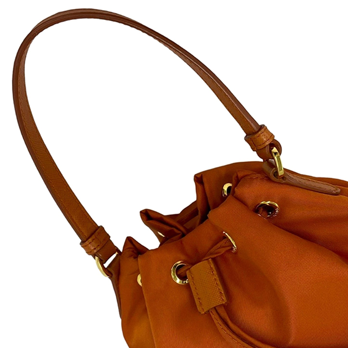 Prada Tessuto Drawstring Bucket Bag