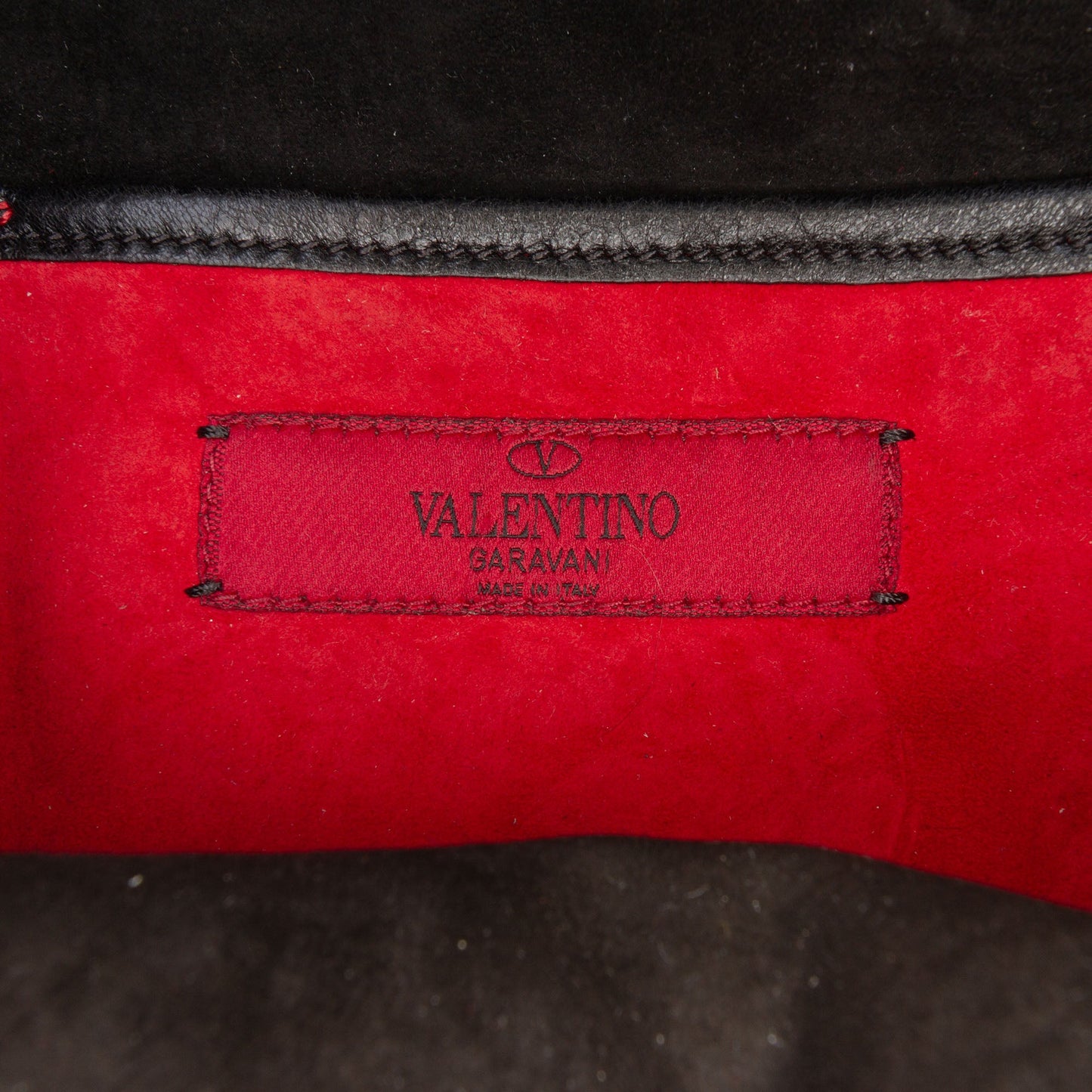 Valentino Quilted Crinkled Leather Rockstud Double Zip Camera Bag