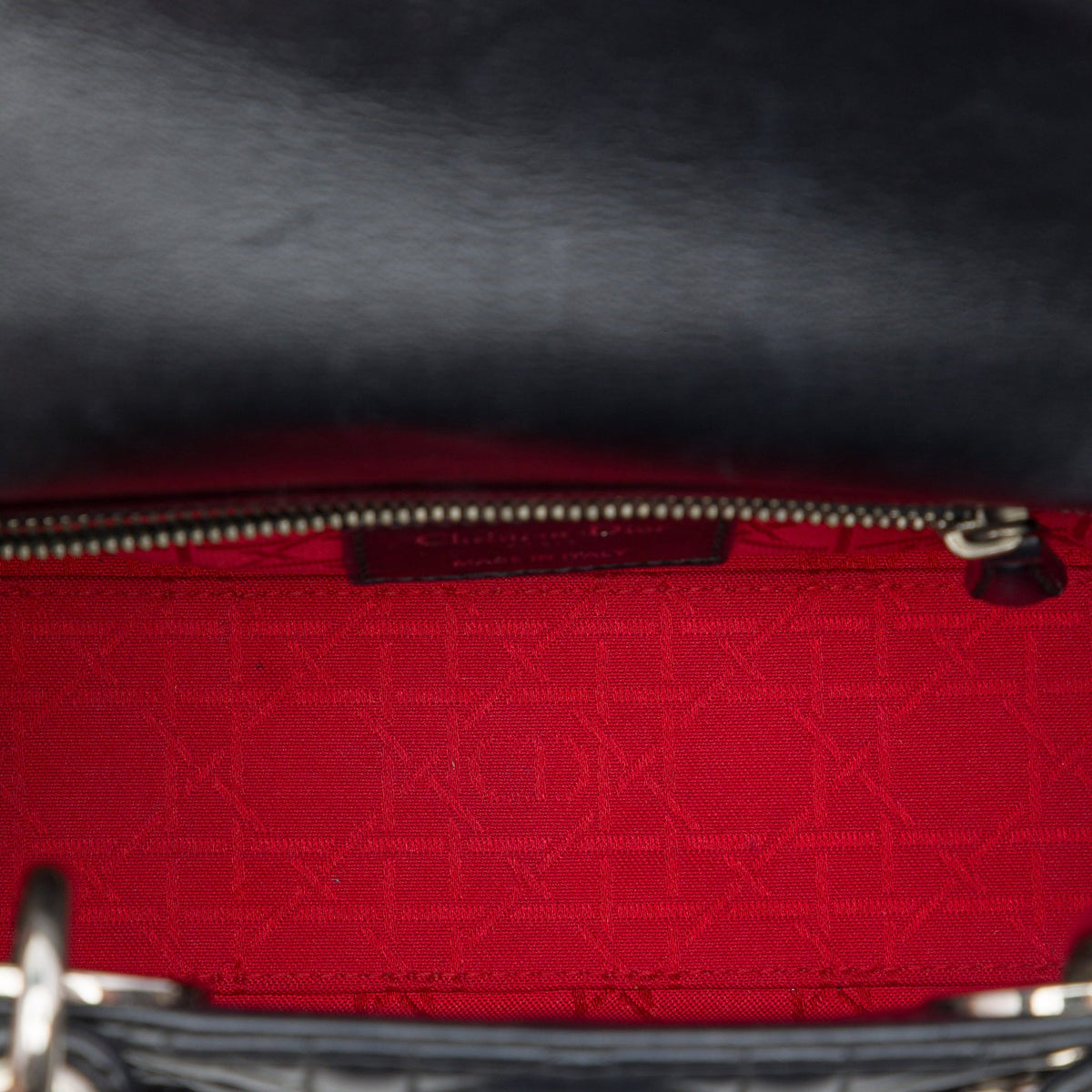 Dior Small Lambskin Cannage MyABCDior Lady Dior — Black