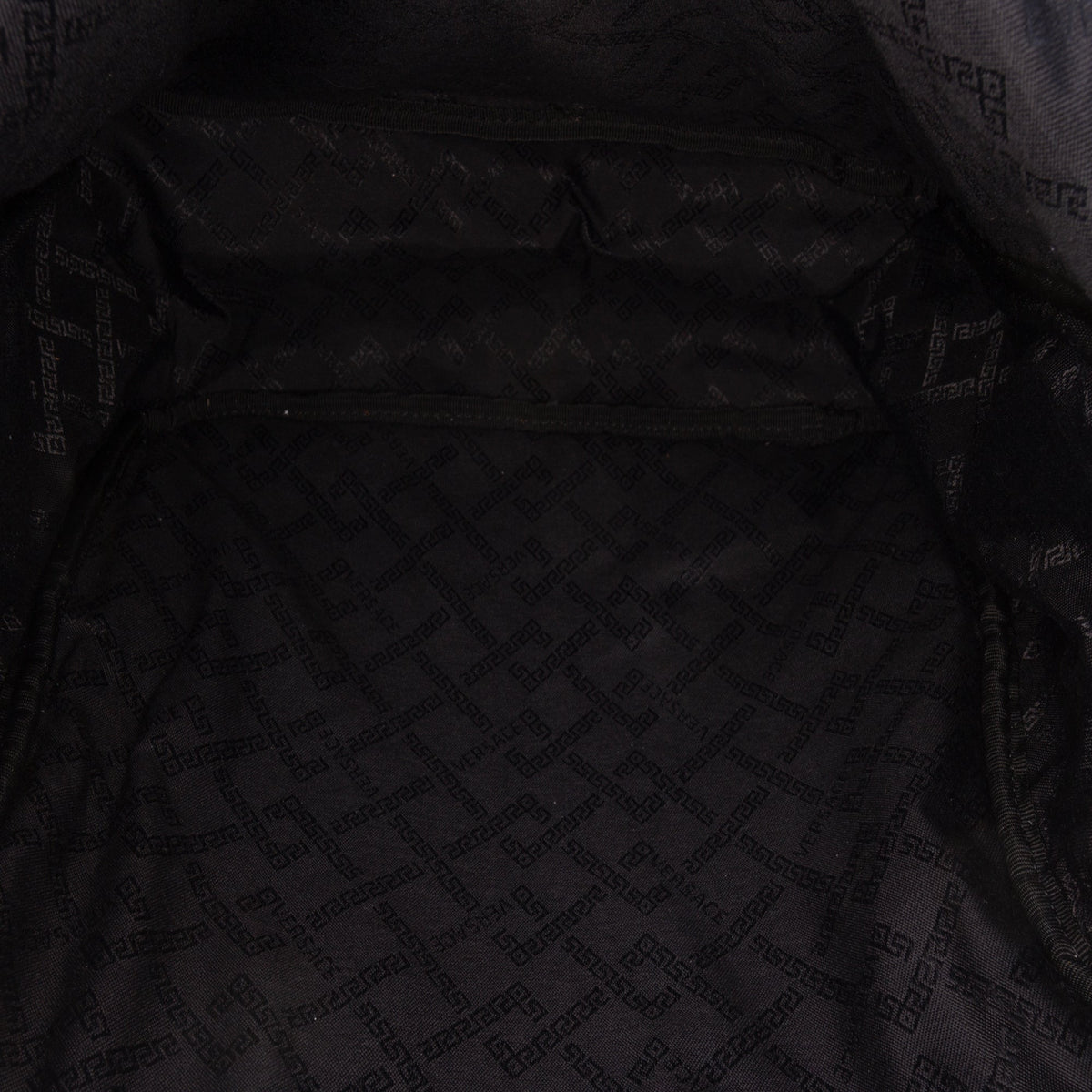 Versace Nylon Logo Print Backpack