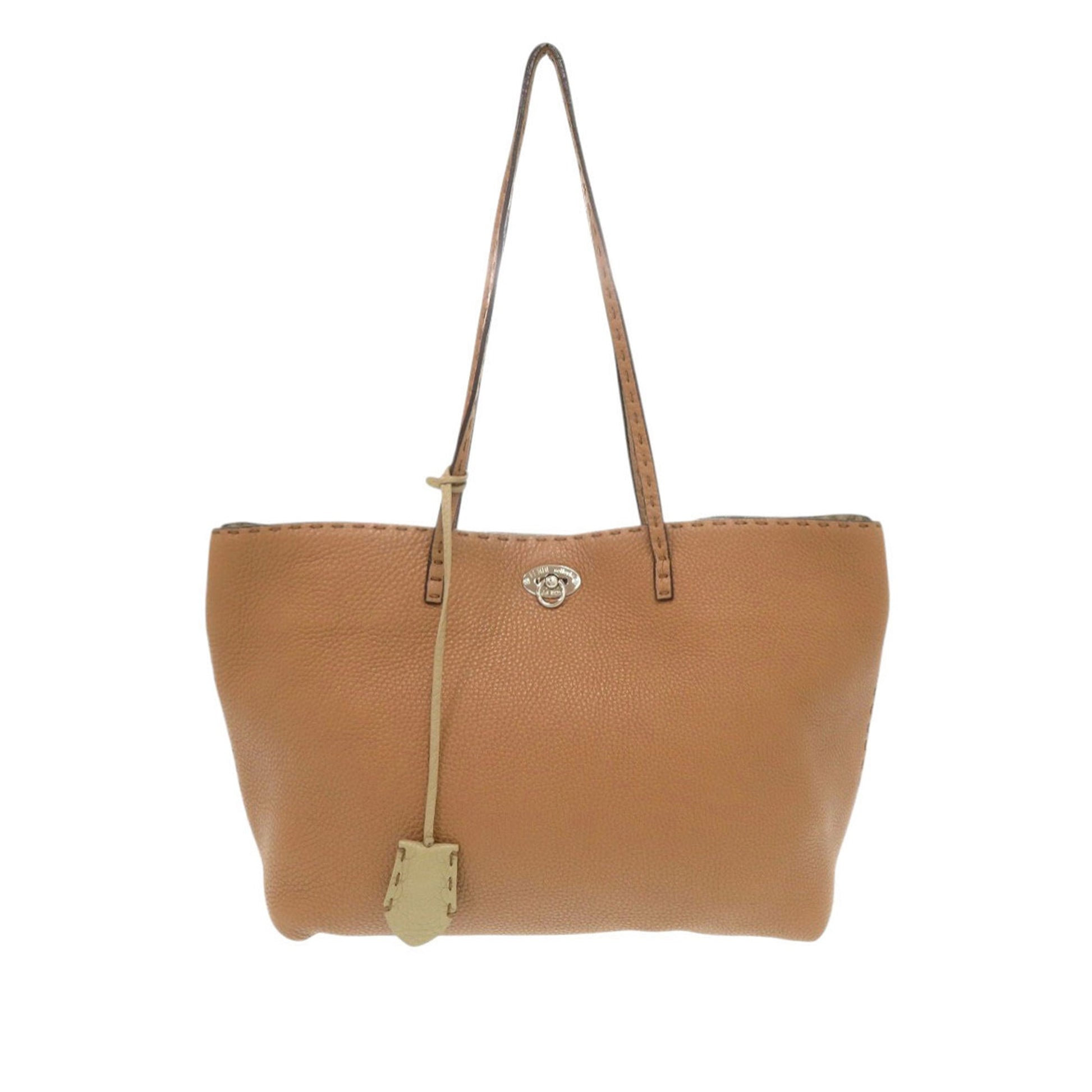 Fendi Medium Leather Selleria Carla Tote