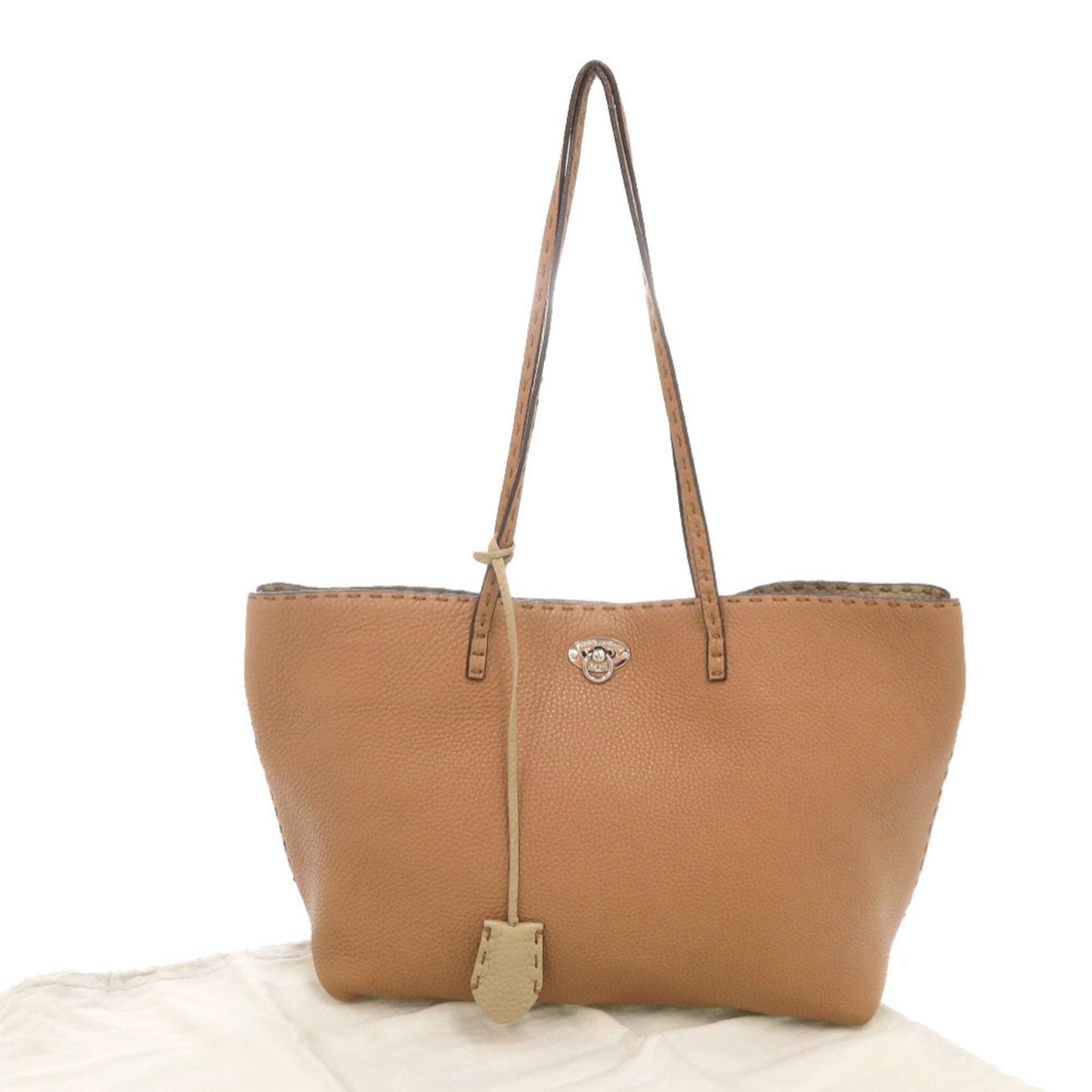 Fendi Medium Leather Selleria Carla Tote