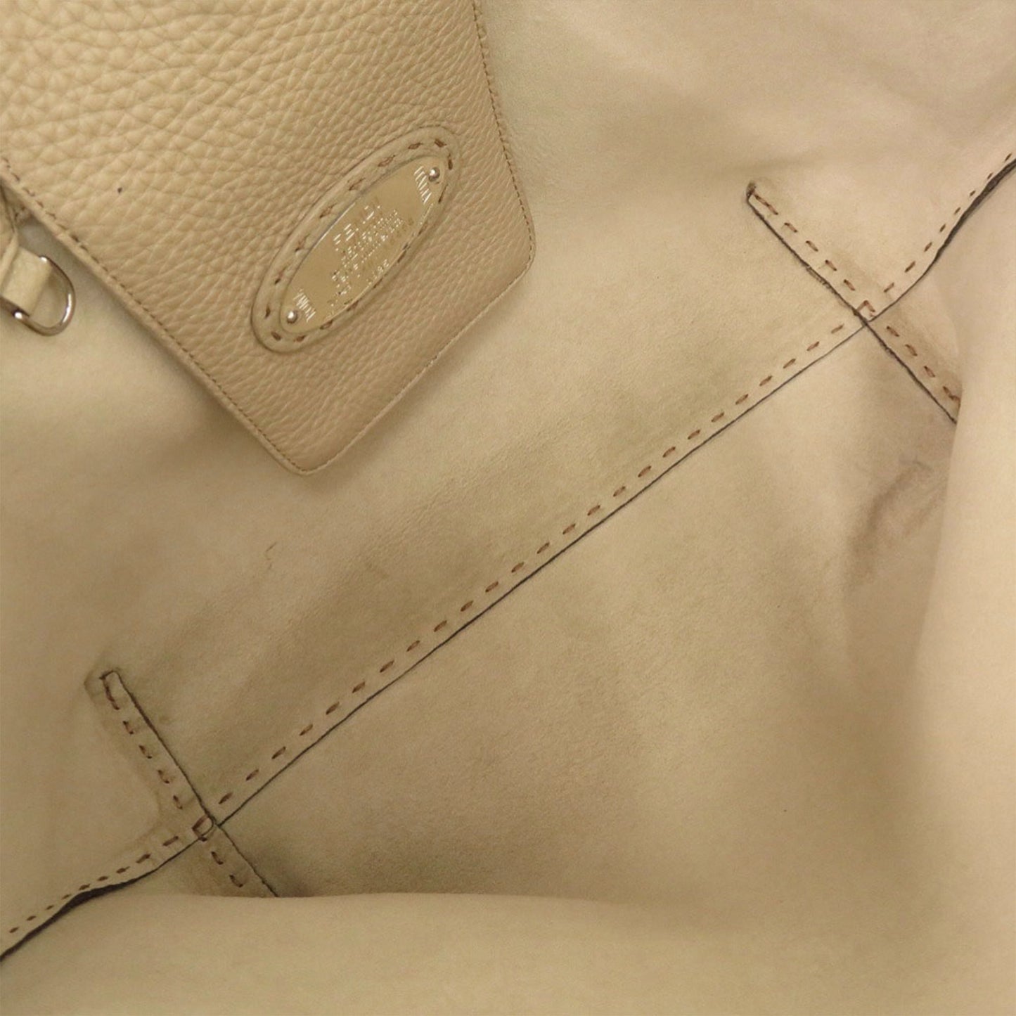 Fendi Medium Leather Selleria Carla Tote