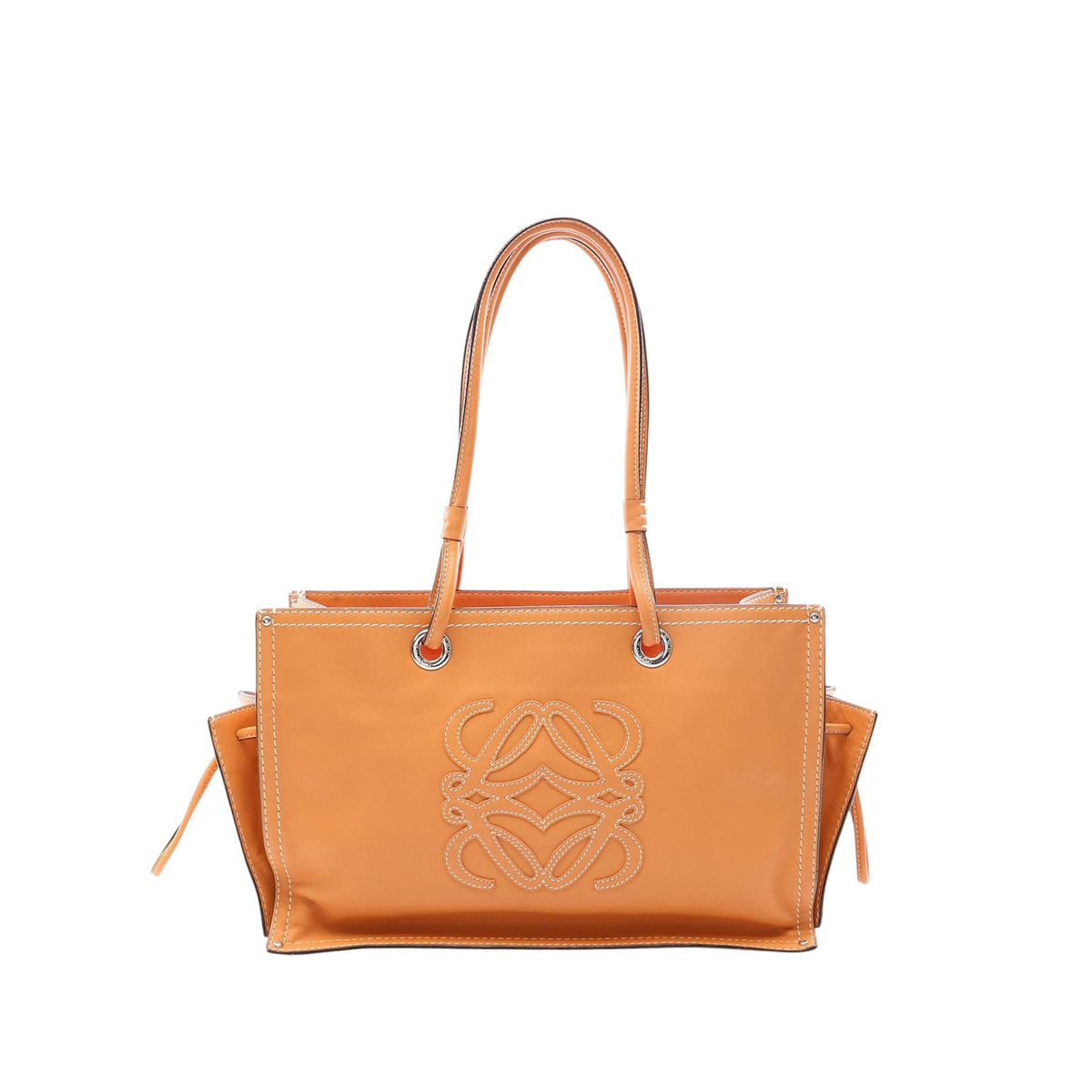 LOEWE Leather Anagram Shopper Tote