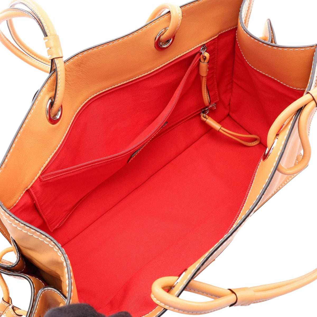 LOEWE Leather Anagram Shopper Tote