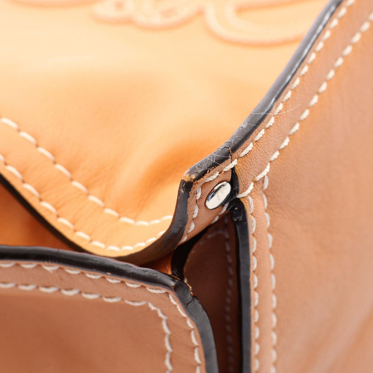 LOEWE Leather Anagram Shopper Tote