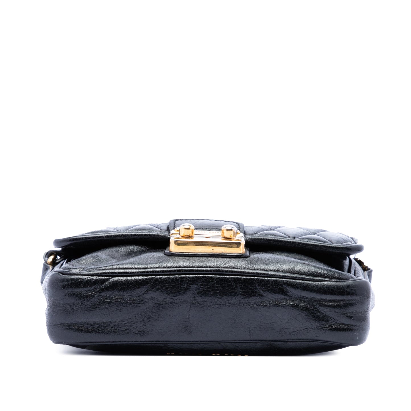 Miu Miu Vitello Shine Trapu Crossbody