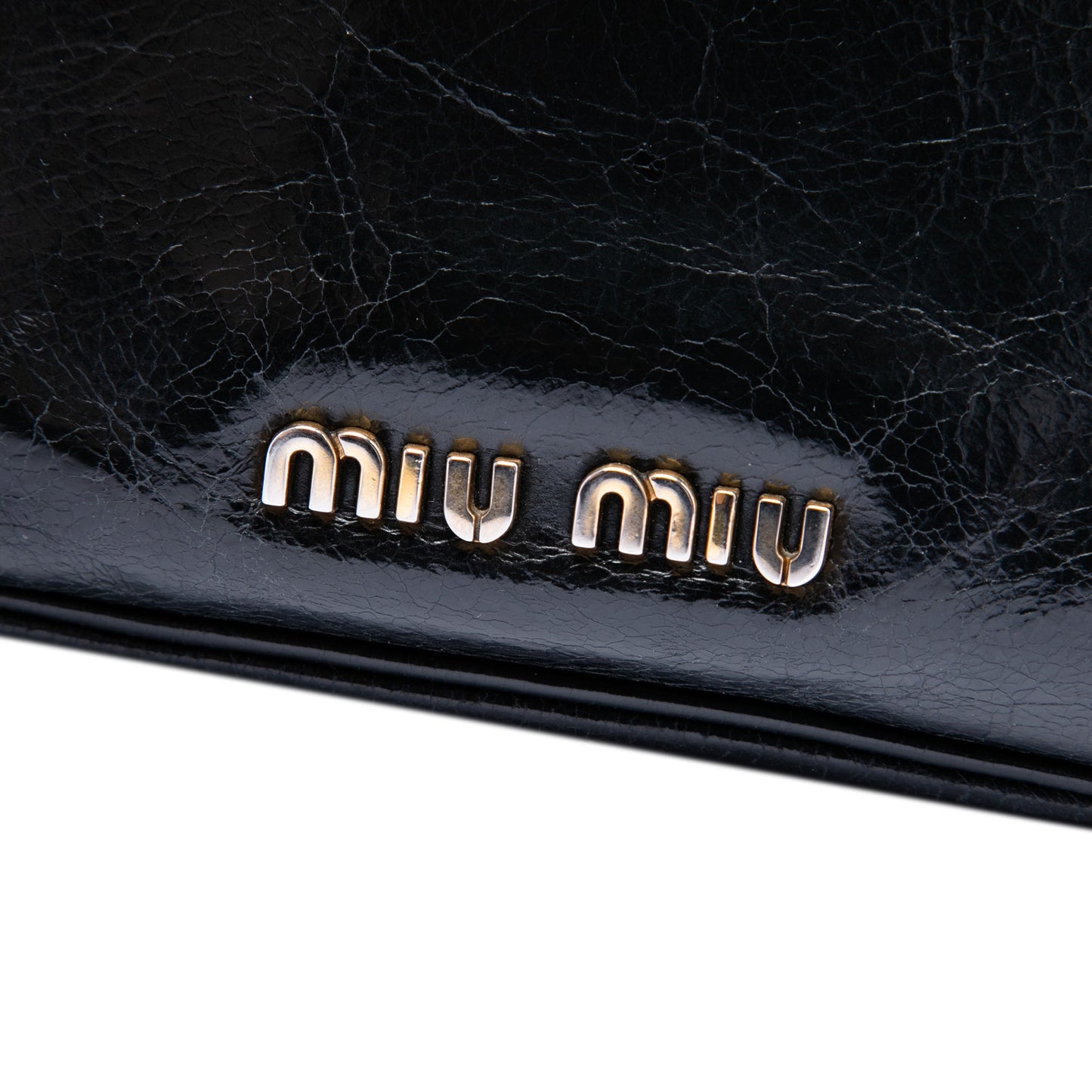 Miu Miu Vitello Shine Trapu Crossbody