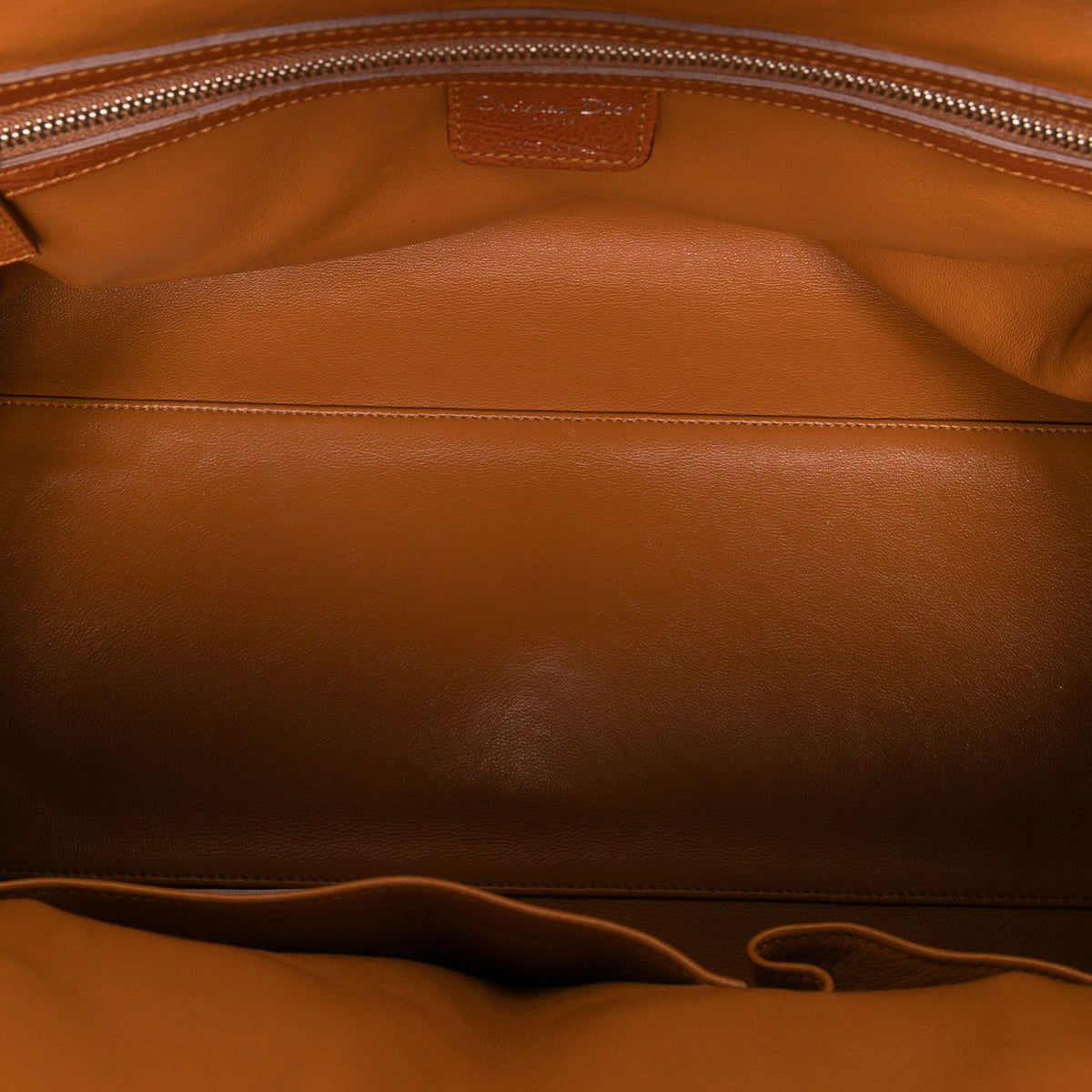 Dior Large Calfskin My Dior Pockets Frame Handbag — Brown