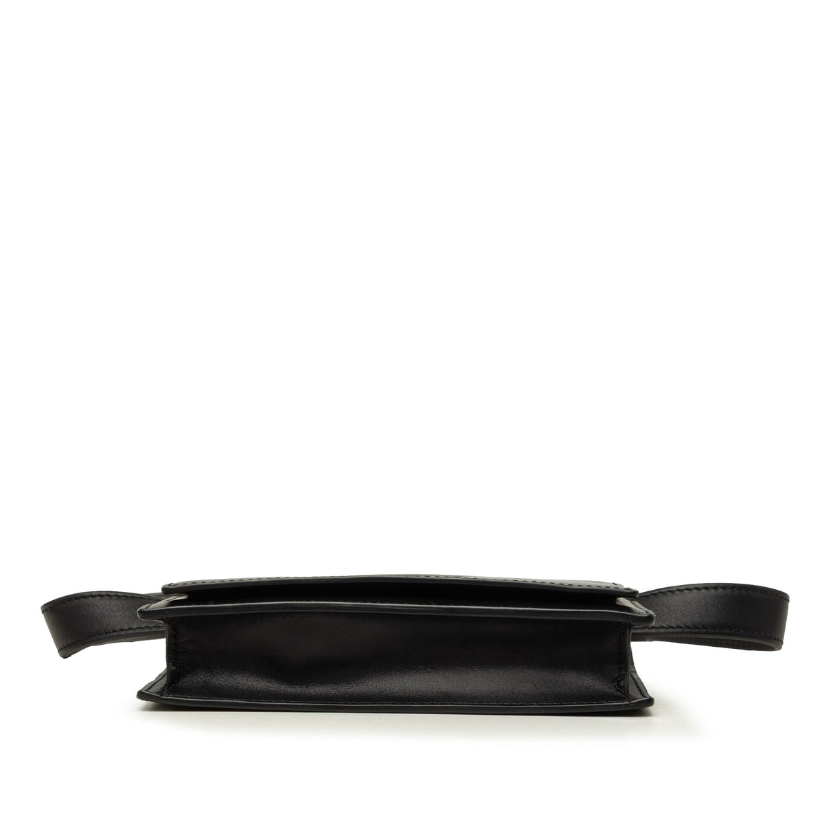 Ferragamo Leather Belt Bag — Black