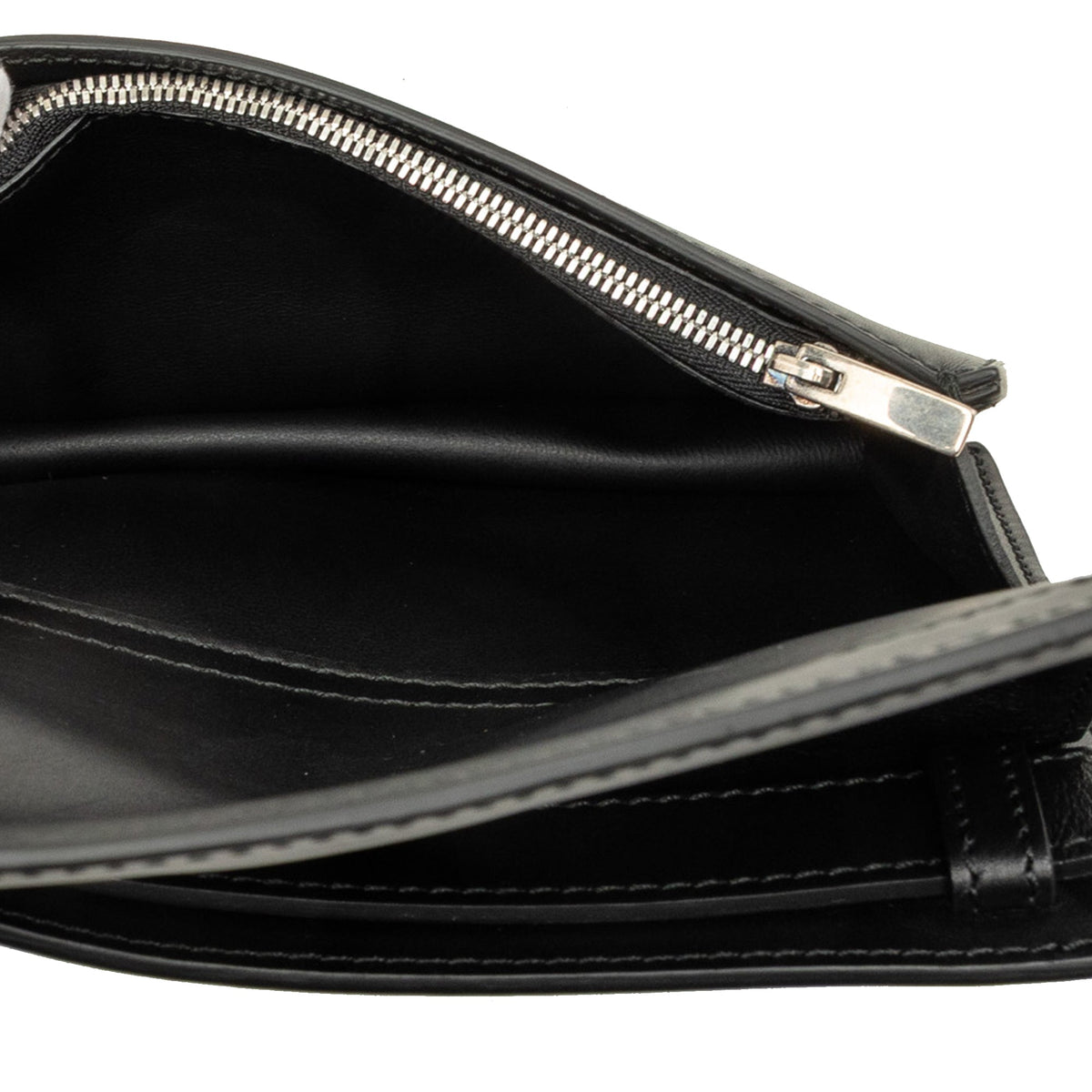 Ferragamo Leather Belt Bag — Black
