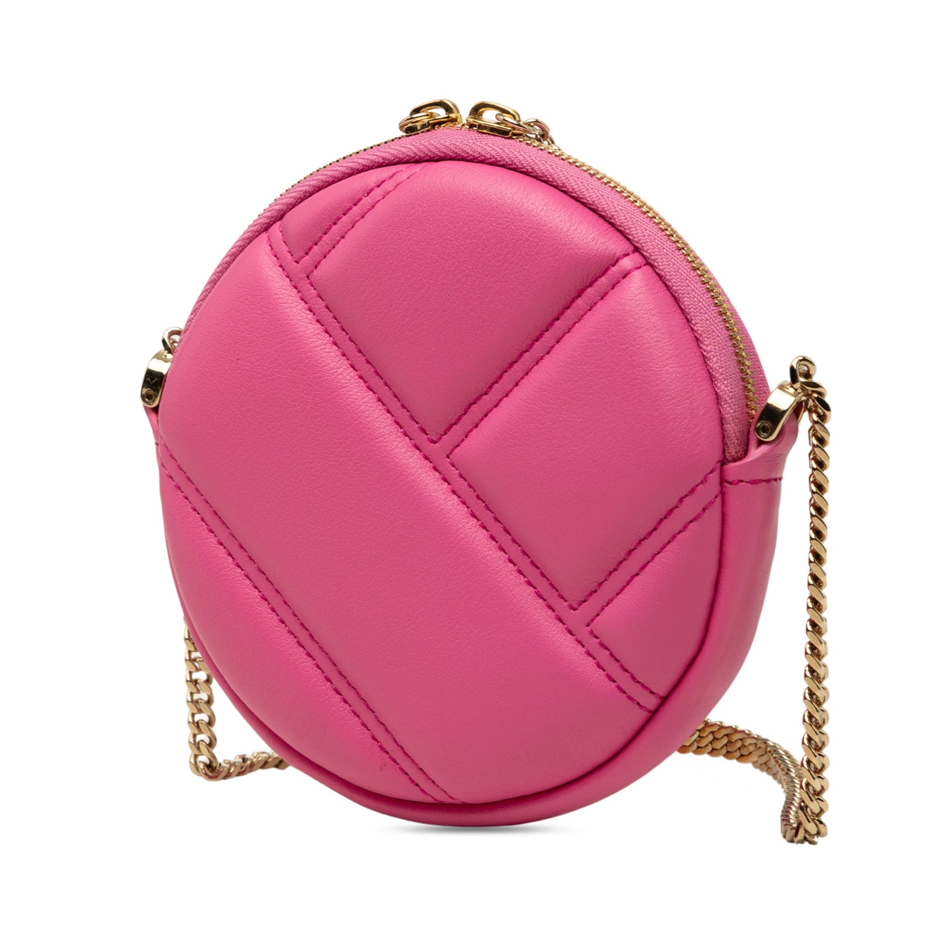 Bvlgari Leather Serpenti Cabochon Round Crossbody