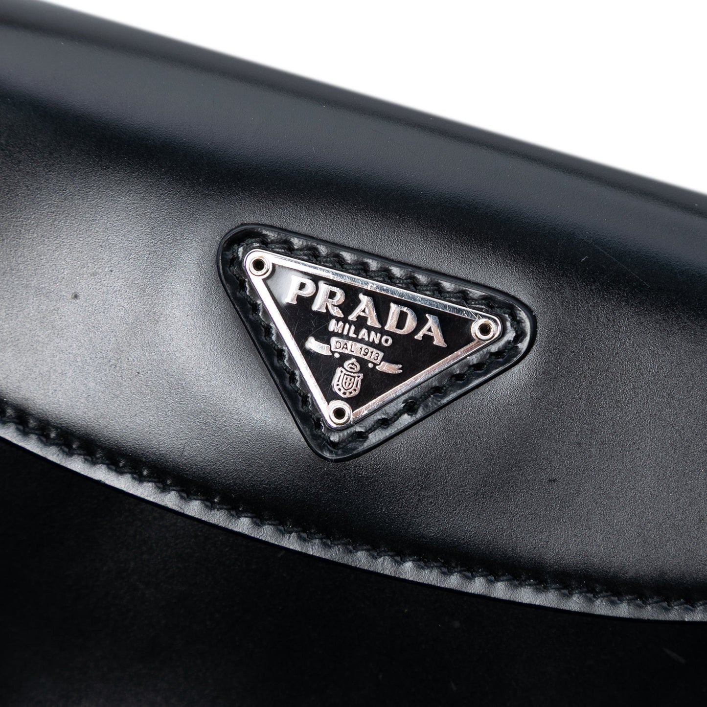 Prada Mini Spazzolato Cleo Flap