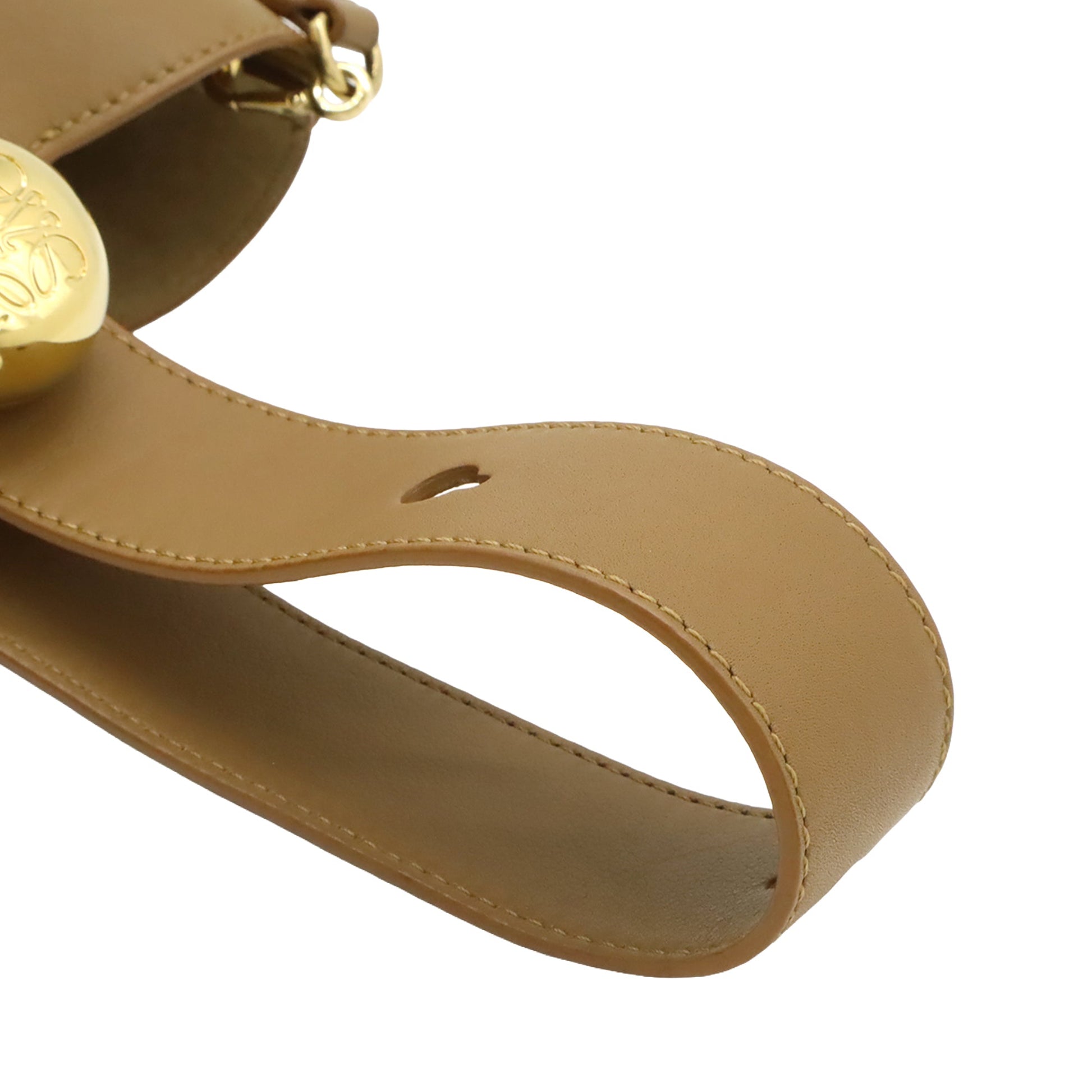 LOEWE Mini Leather Pebble Bucket Bag