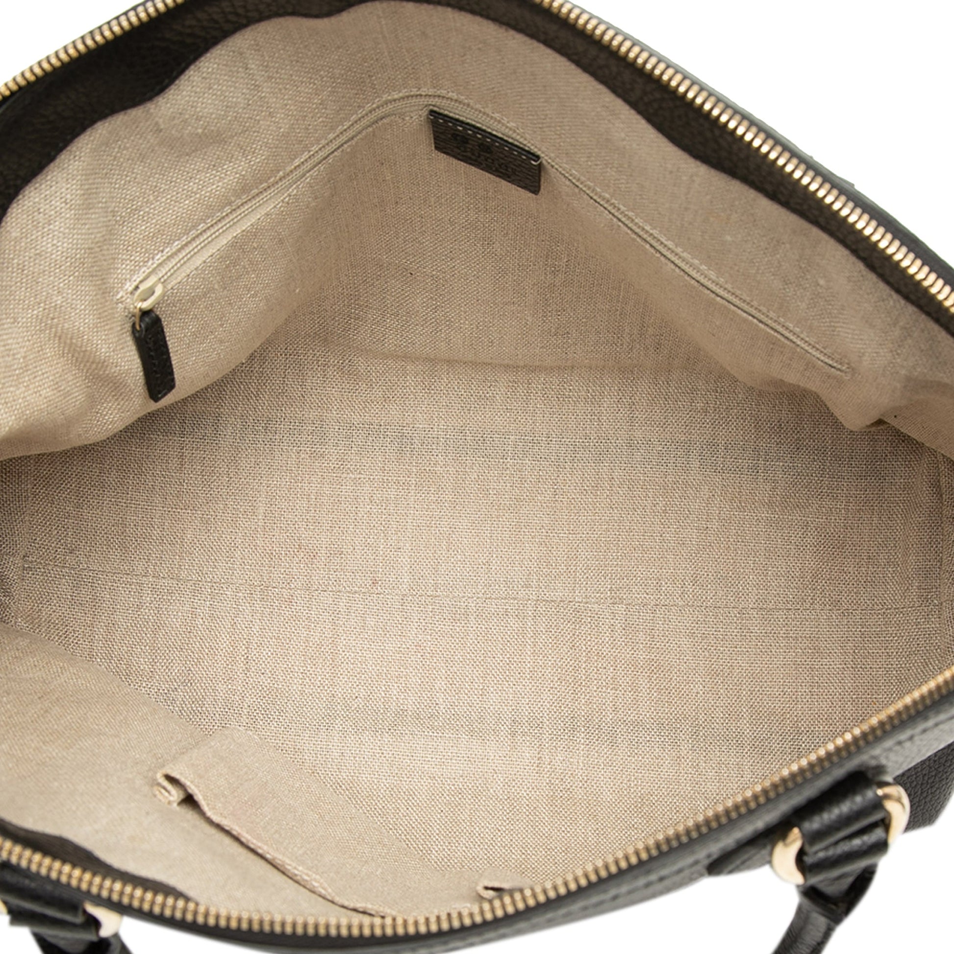 Gucci Medium Calfskin GG Charm Dome Satchel