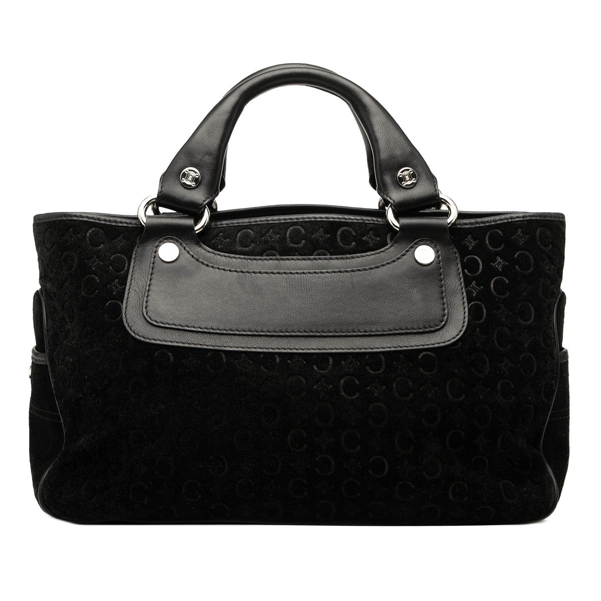 Celine C Macadam Suede Boogie Handbag