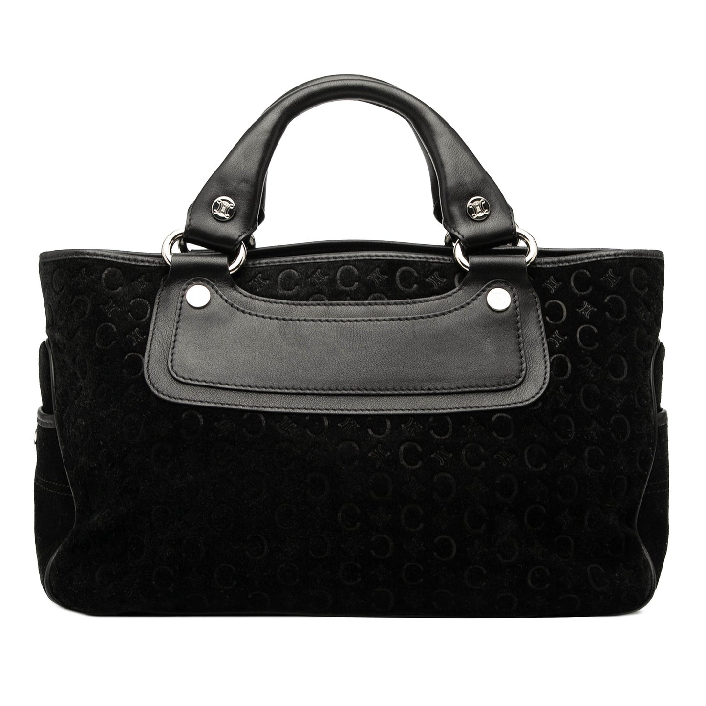 Celine C Macadam Suede Boogie Handbag