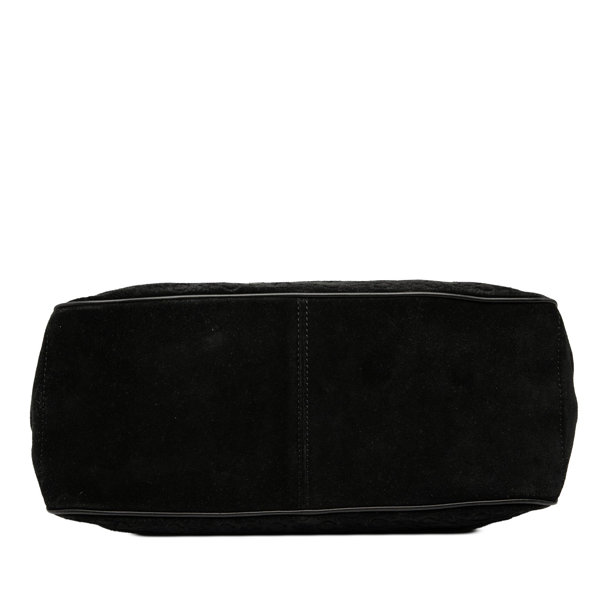 Celine C Macadam Suede Boogie Handbag