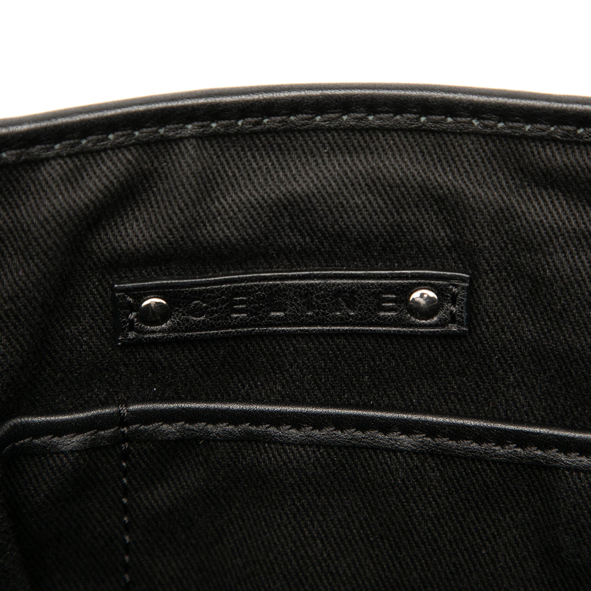 Celine C Macadam Suede Boogie Handbag