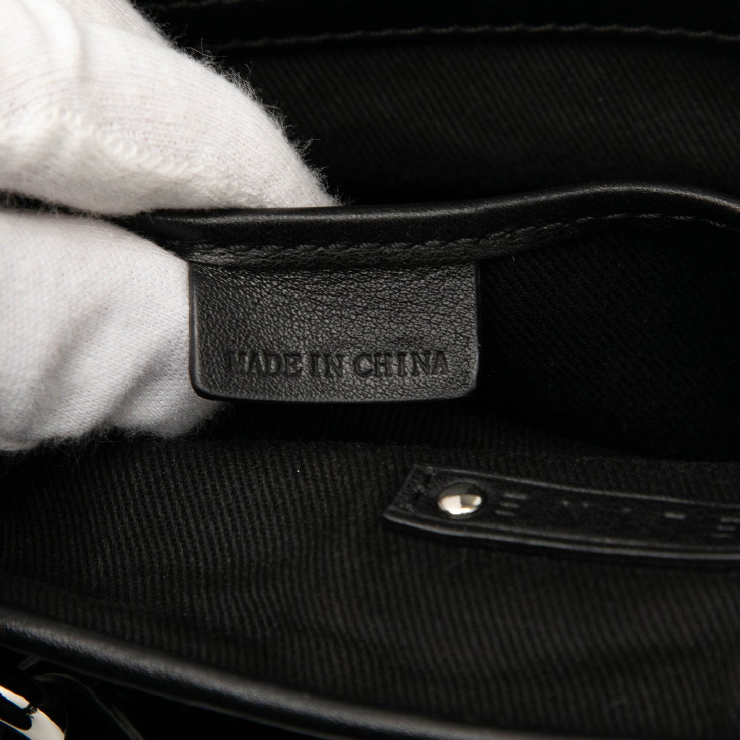 Celine C Macadam Suede Boogie Handbag