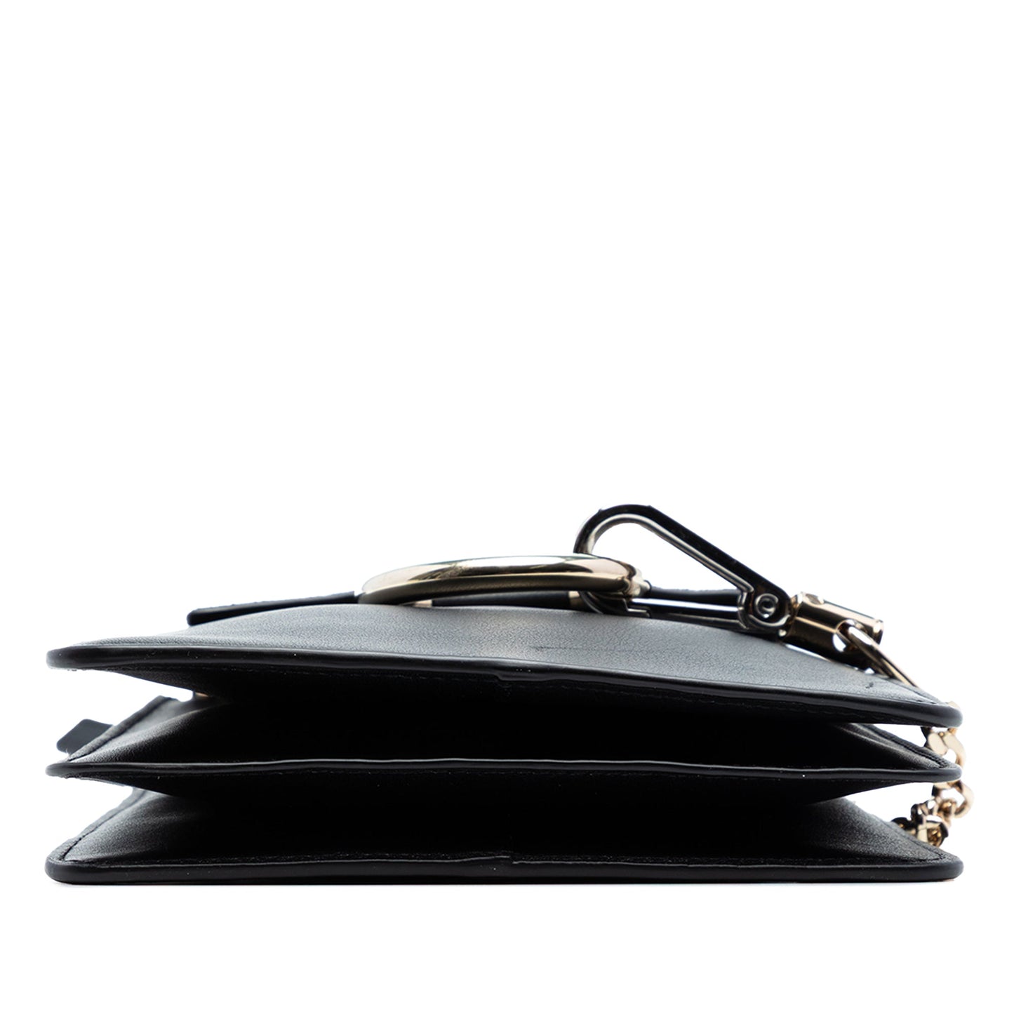 Chloé Mini Calfskin and Suede Faye Bracelet Bag
