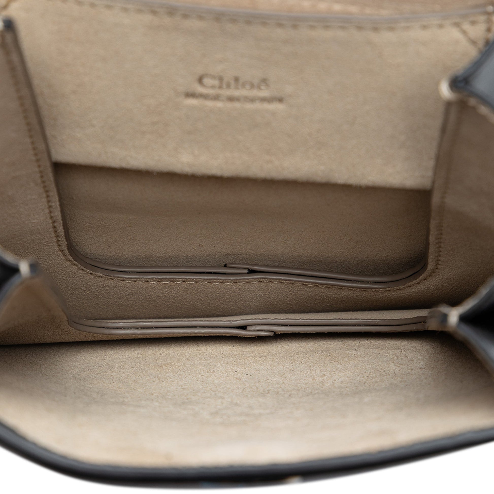 Chloé Mini Calfskin and Suede Faye Bracelet Bag