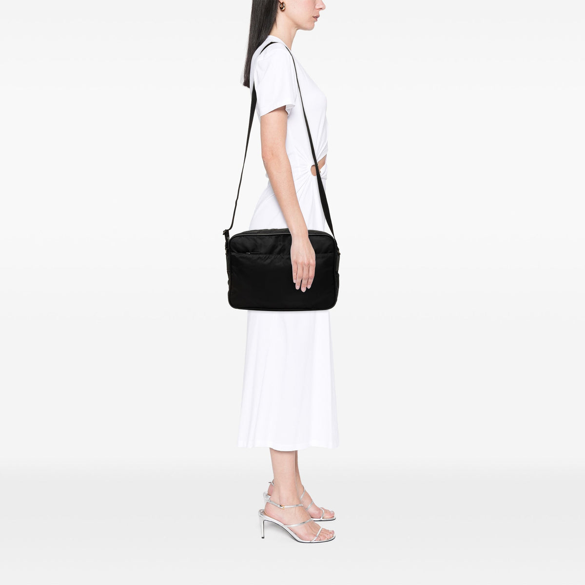 Prada Tessuto Camera Bag — Black