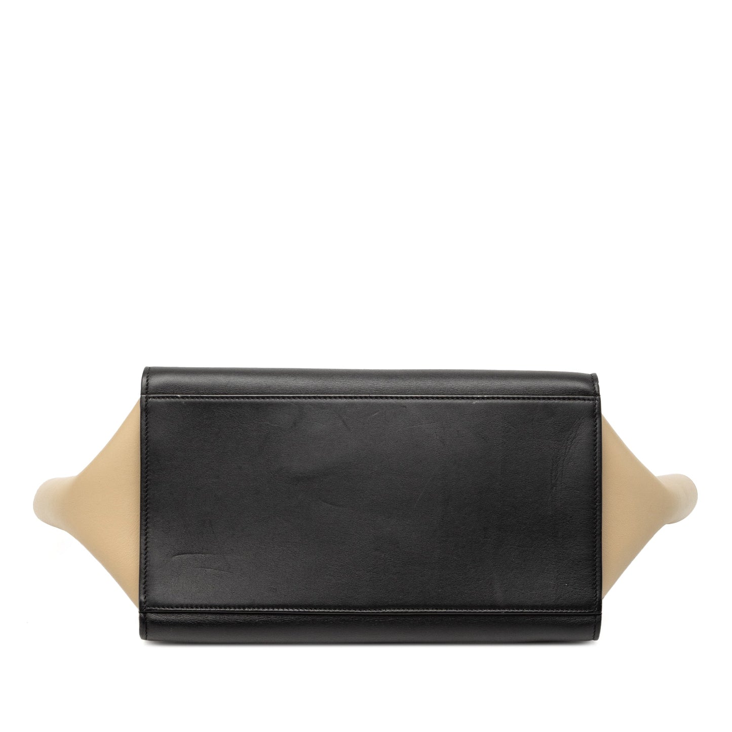Celine Small Tricolor Leather Trapeze Satchel