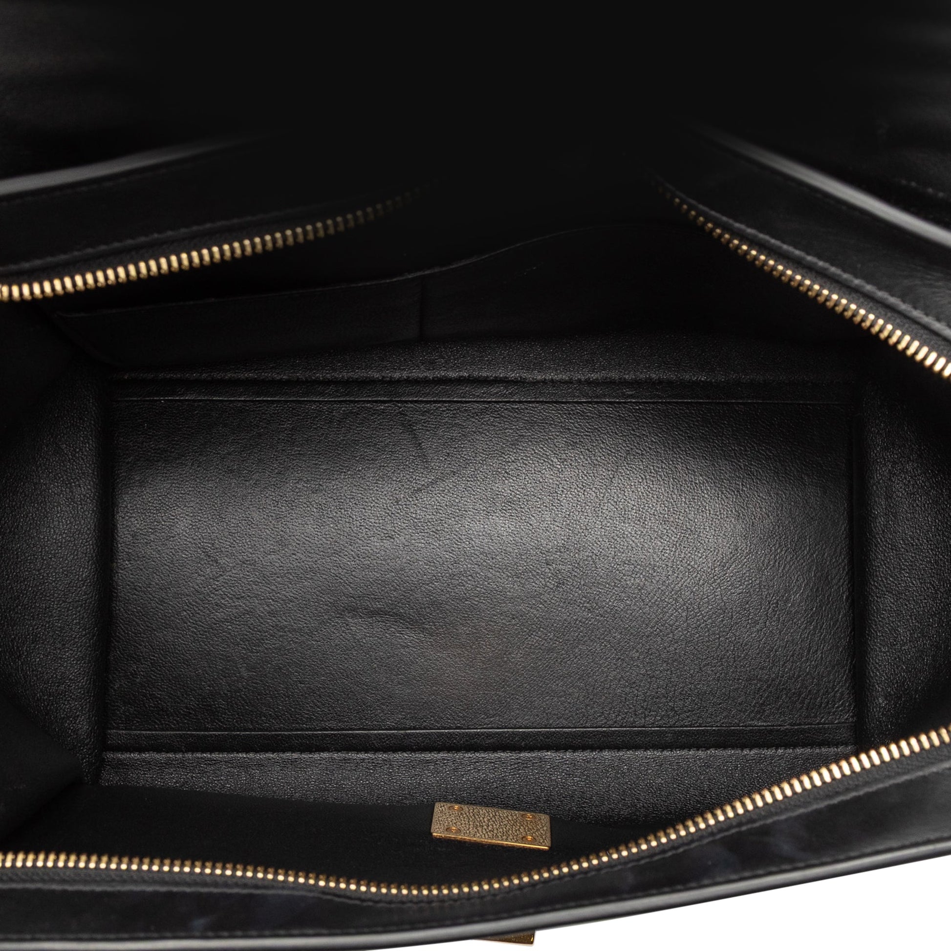 Celine Small Tricolor Leather Trapeze Satchel