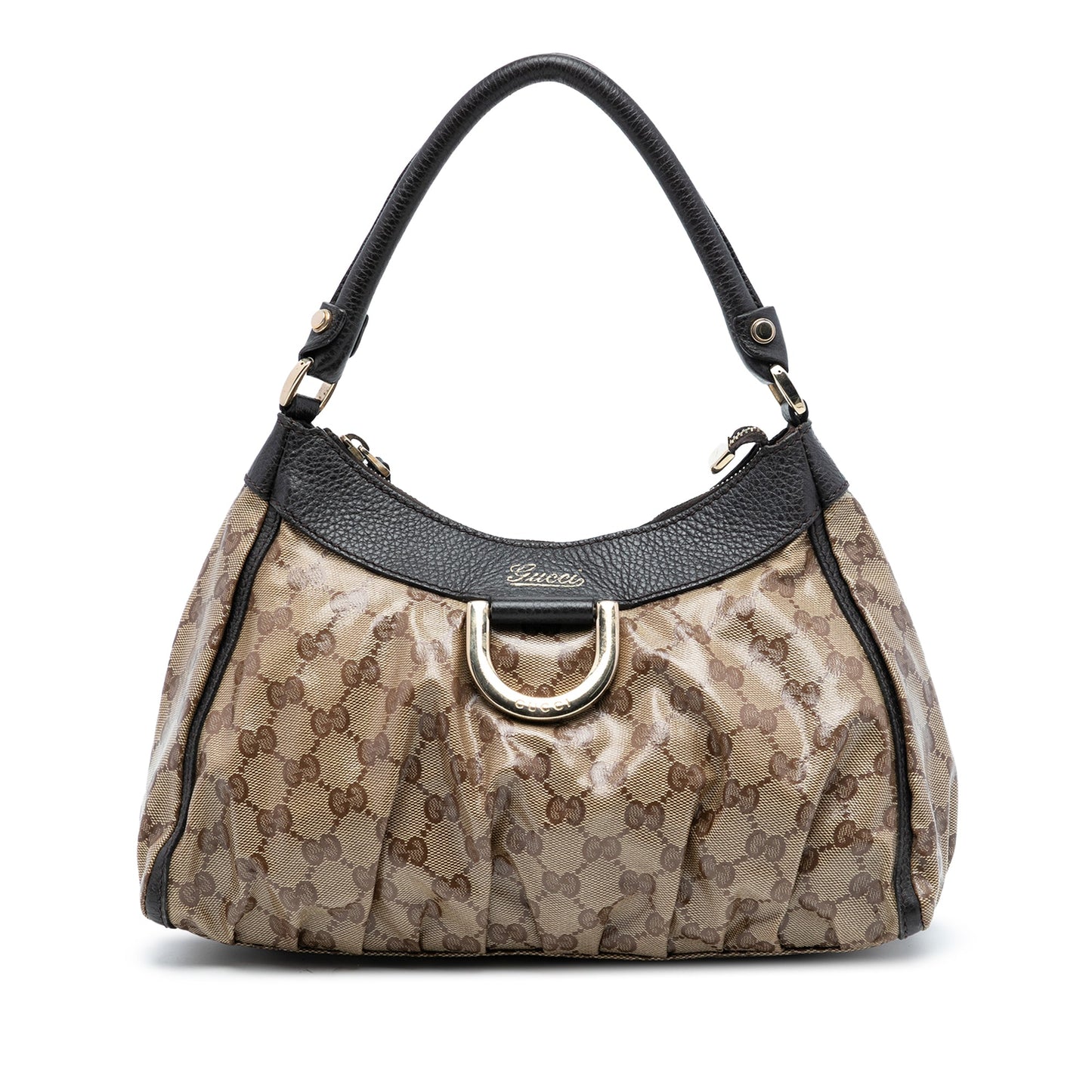 Gucci GG Crystal Abbey D Ring Shoulder Bag