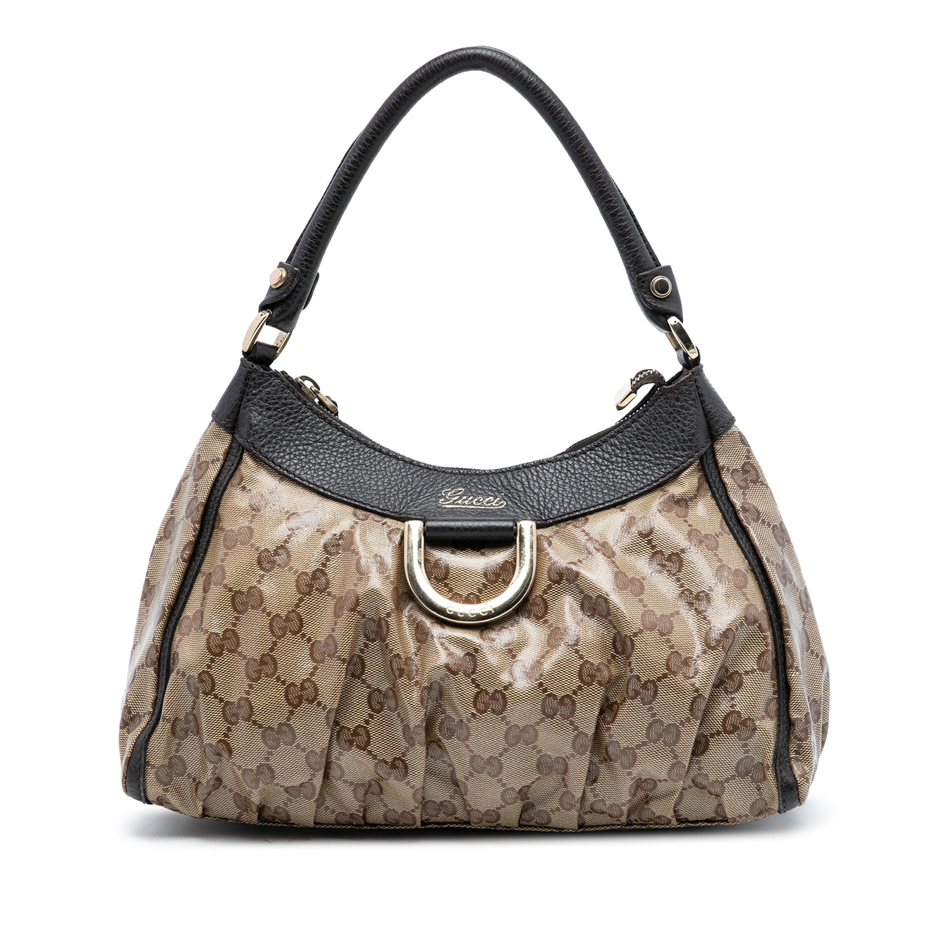 Gucci GG Crystal Abbey D Ring Shoulder Bag