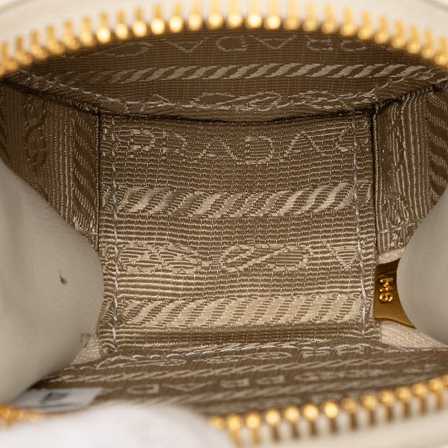 Mini Saffiano Triangle Pouch
