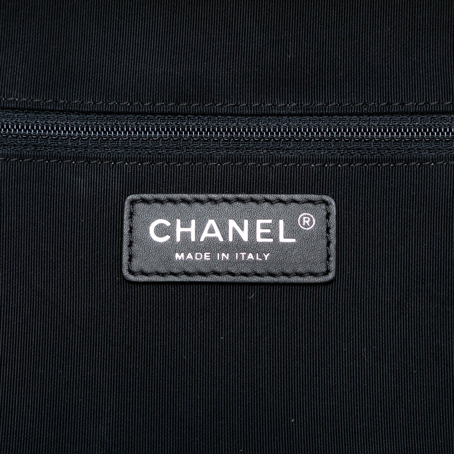 Chanel Printed Canvas and Caviar Airlines Round Trip Travel Bag