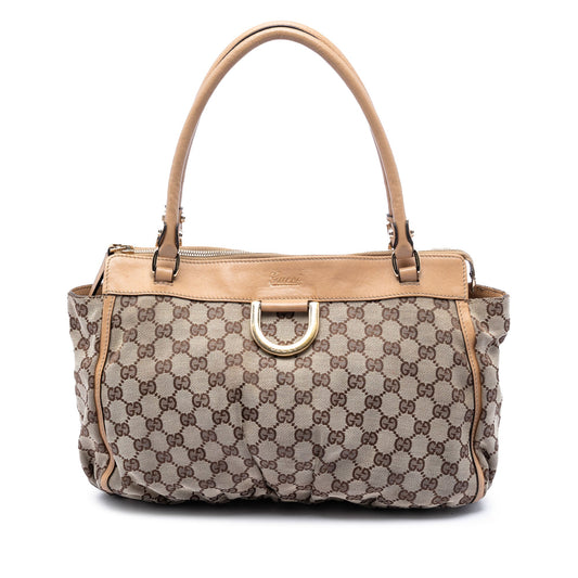 Gucci GG Canvas Abbey D Ring Tote