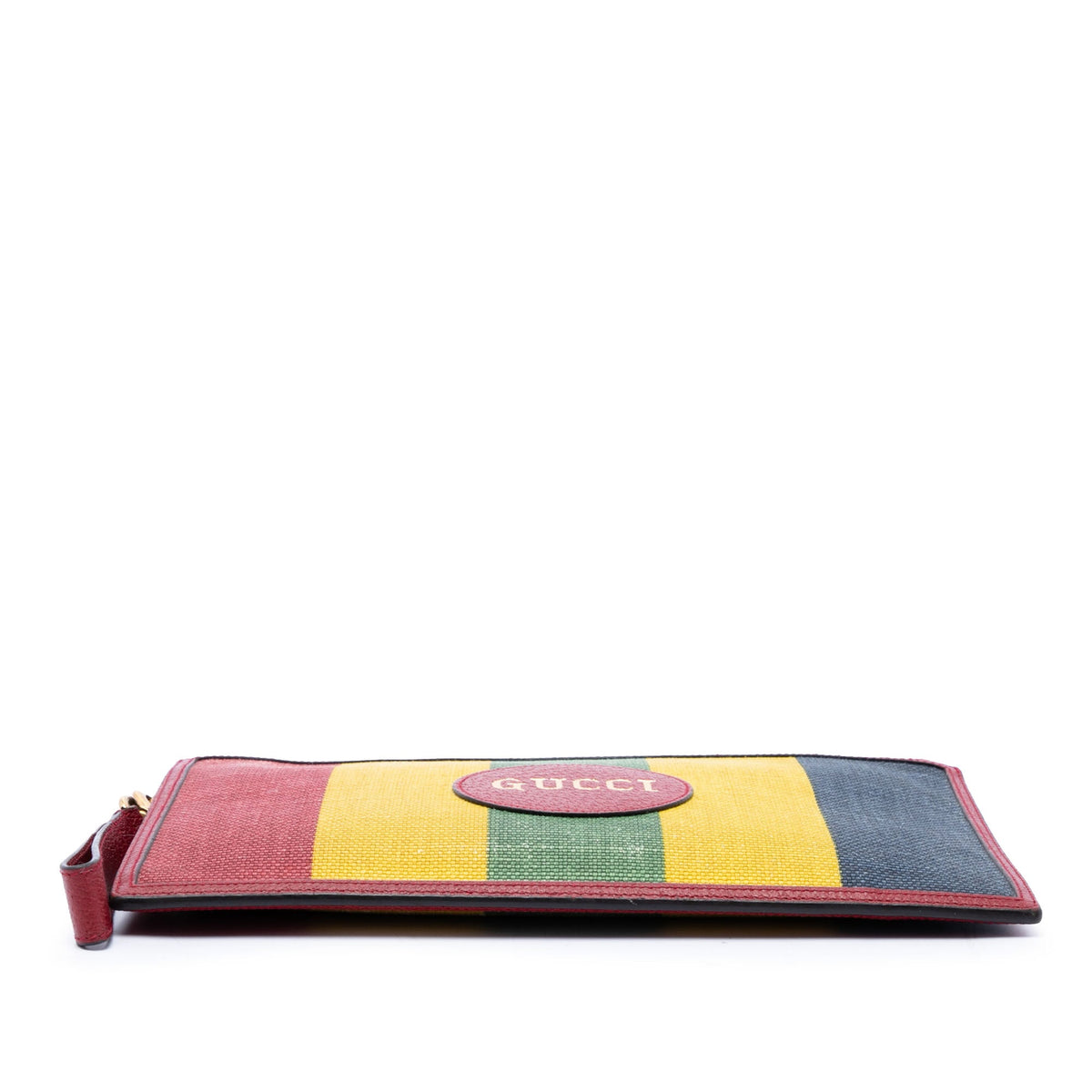 Gucci Baiadera Canvas Striped Clutch