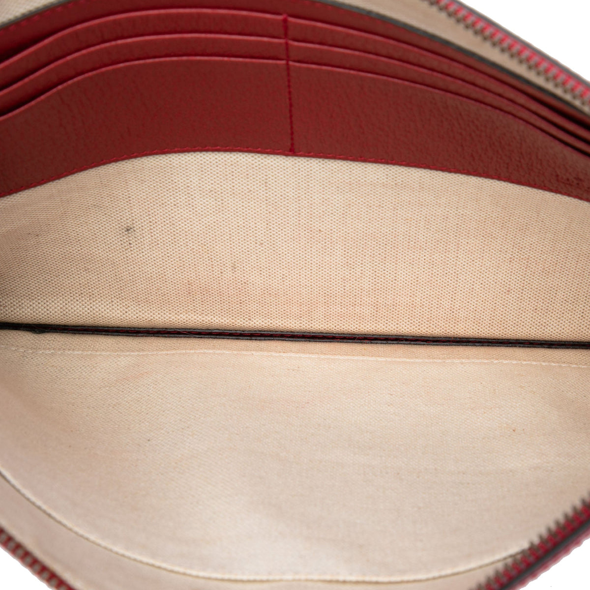Gucci Baiadera Canvas Striped Clutch