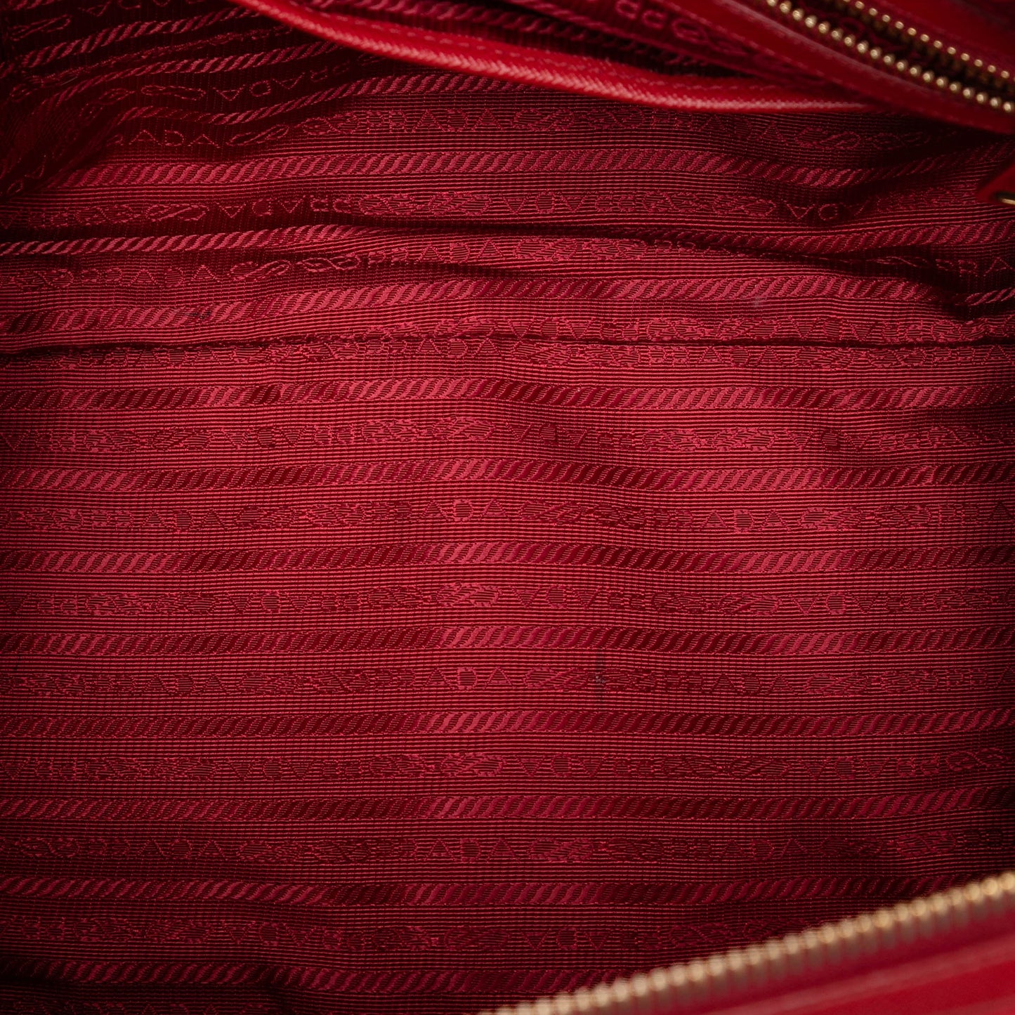 Prada Saffiano Trimmed Tessuto Satchel